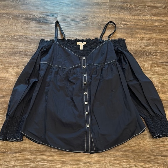 Rebecca Taylor Women’s On/Off Shoulder Blouse - Size 6 - Picture 1 of 4